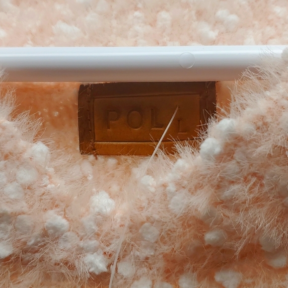 POL Clothing - Women's Size L High-Low Light Pink Sweater - Picture 2 of 4